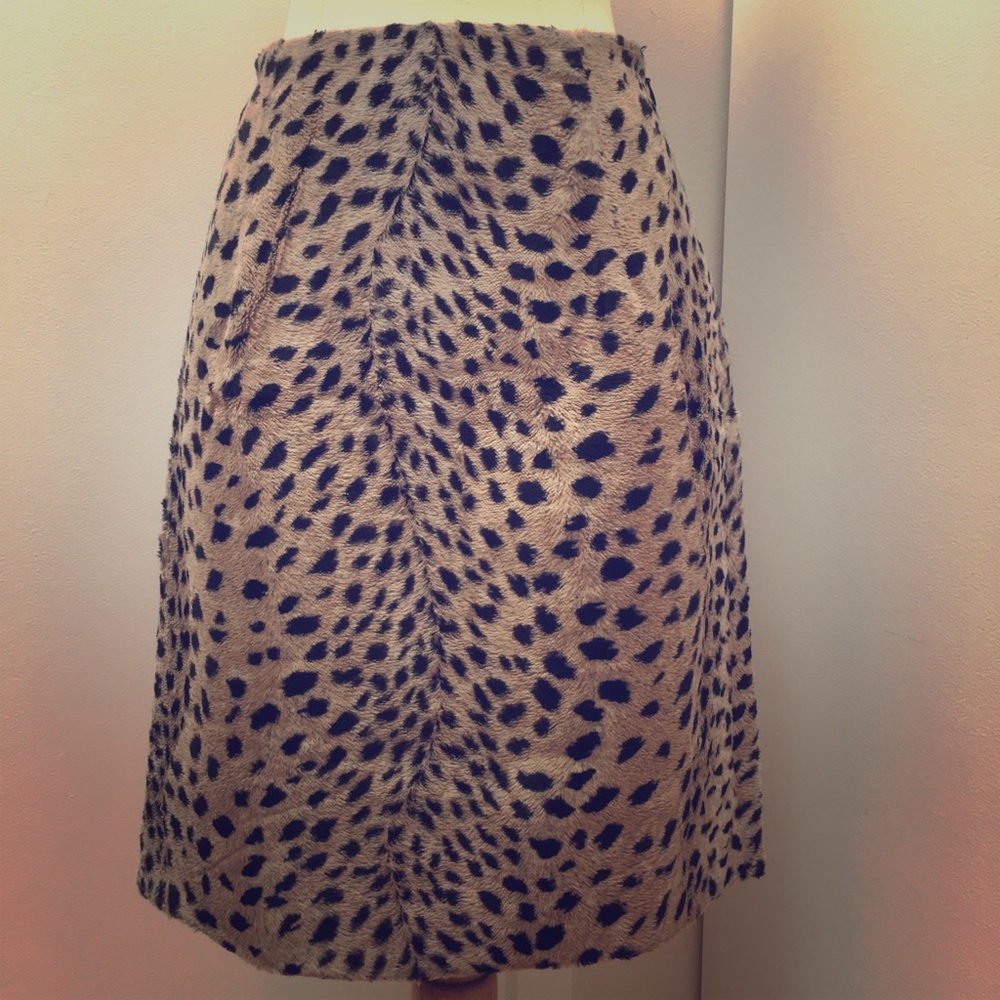 Oscar by Oscar de la Renta cheetah skirt